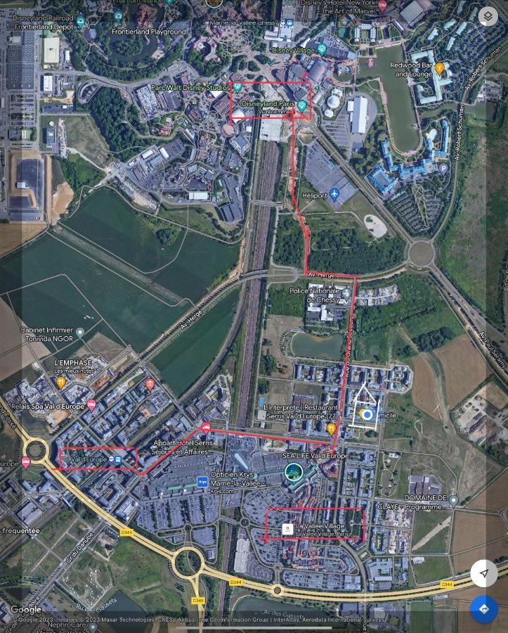 Lifestyle Disneyland Paris 8 Pax Serris Exterior foto